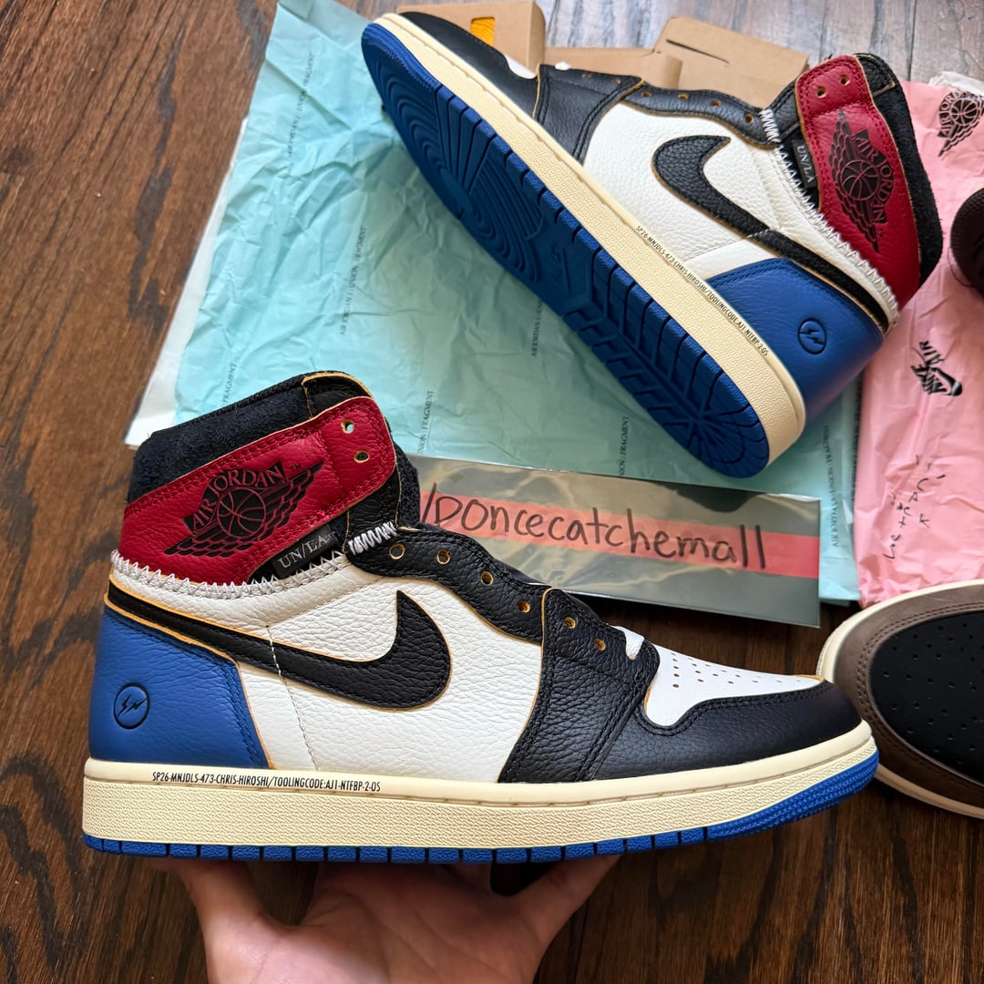 Travis Scott and Union sneakers with Ralph Lauren seersucker and corduroy shorts — photo 6